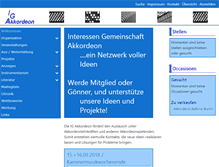 Tablet Screenshot of ig-akkordeon.ch
